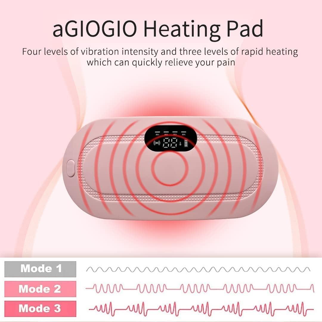 Cordless Heating Pad for Period Pain Relief – Menstrual Cramp Massager